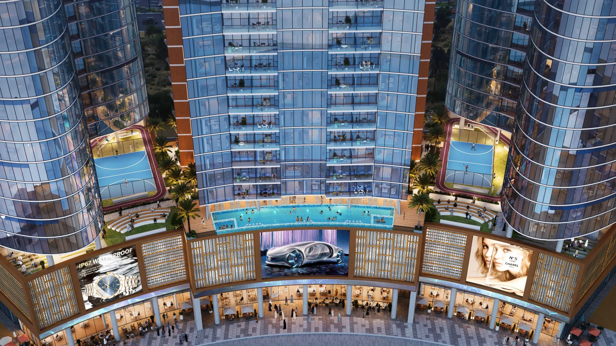 Orchid Towers - Modern Lagoon Front Living