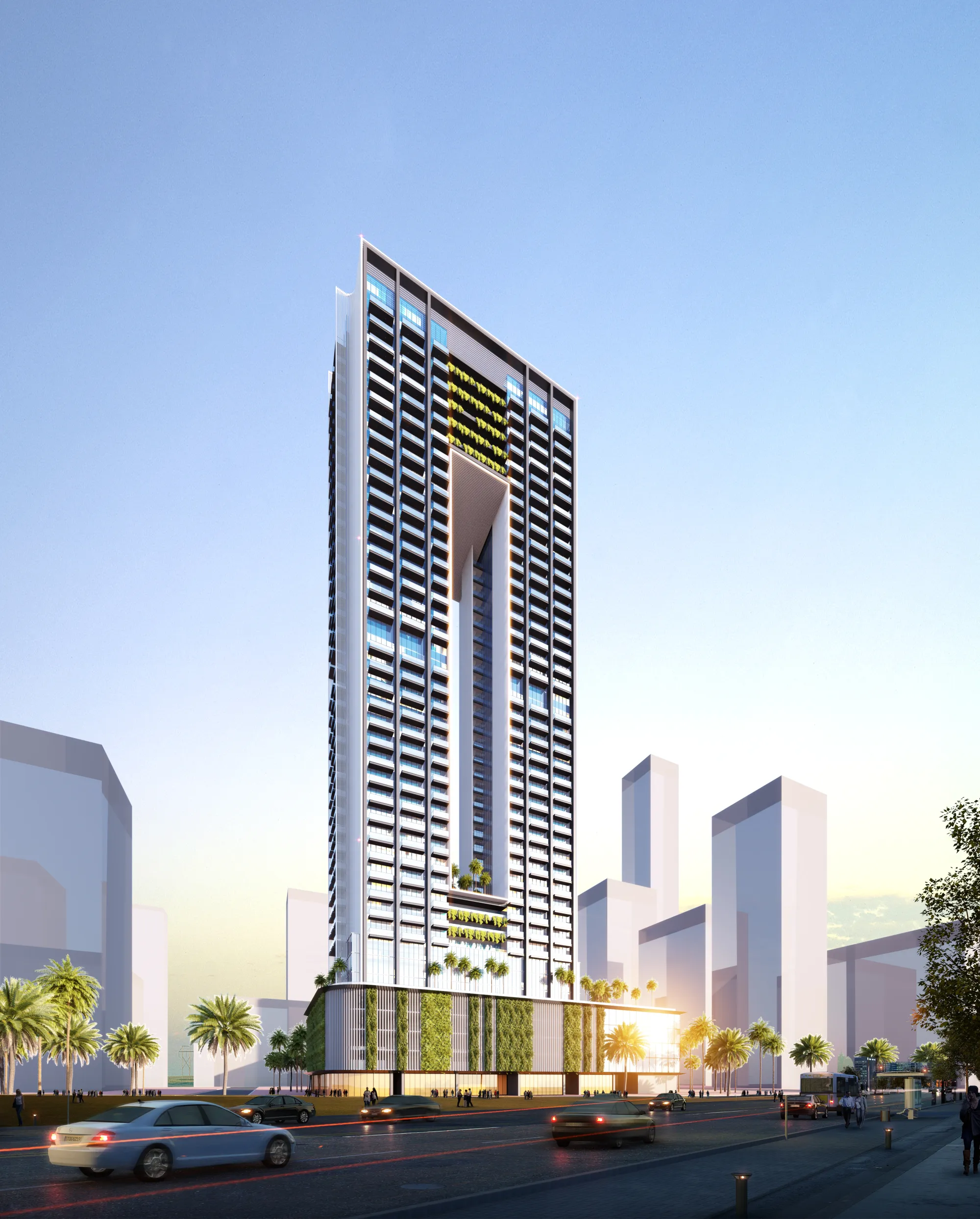 Skygate Tower - 43 Storey Landmark in JVT with Lush Greenery