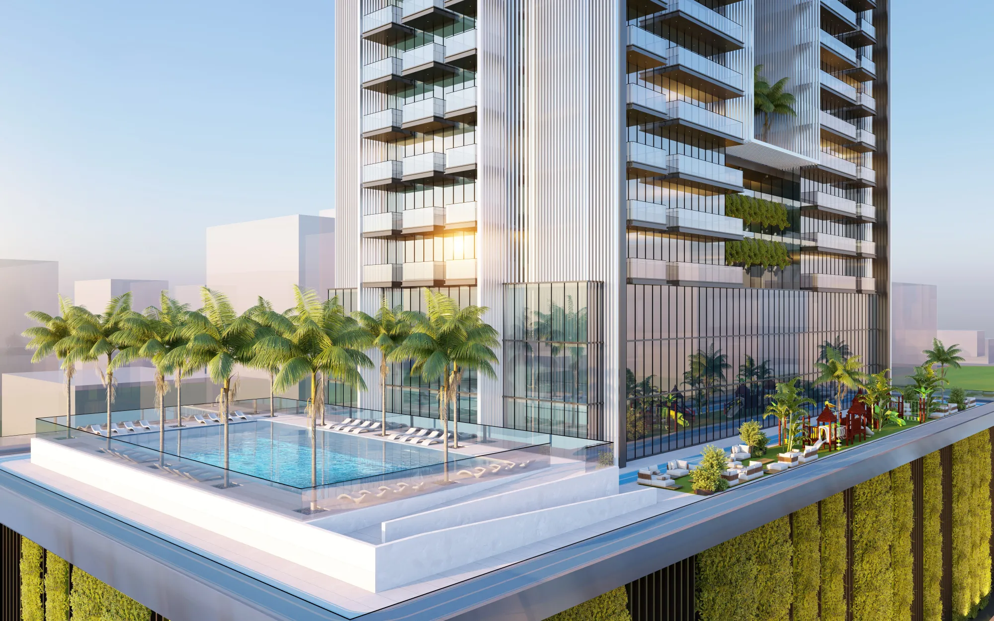 Skygate Tower - 43 Storey Landmark in JVT with Lush Greenery